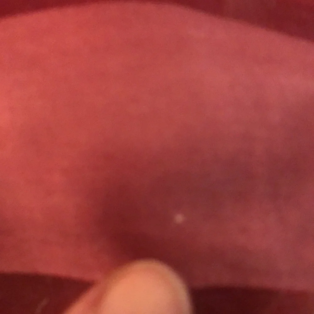 Vintage Red & White Silky Scarf - Picture 8 of 8